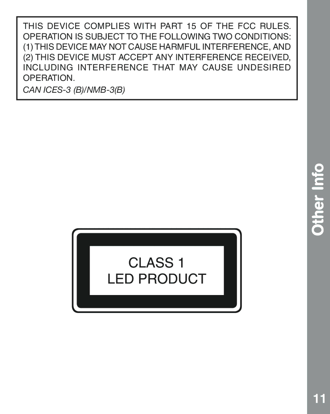 VTech 91-002845-000 user manual Can ICES-3 B/NMB-3B 