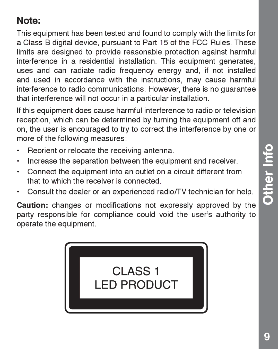 VTech 91-002924-000 user manual Other Info 