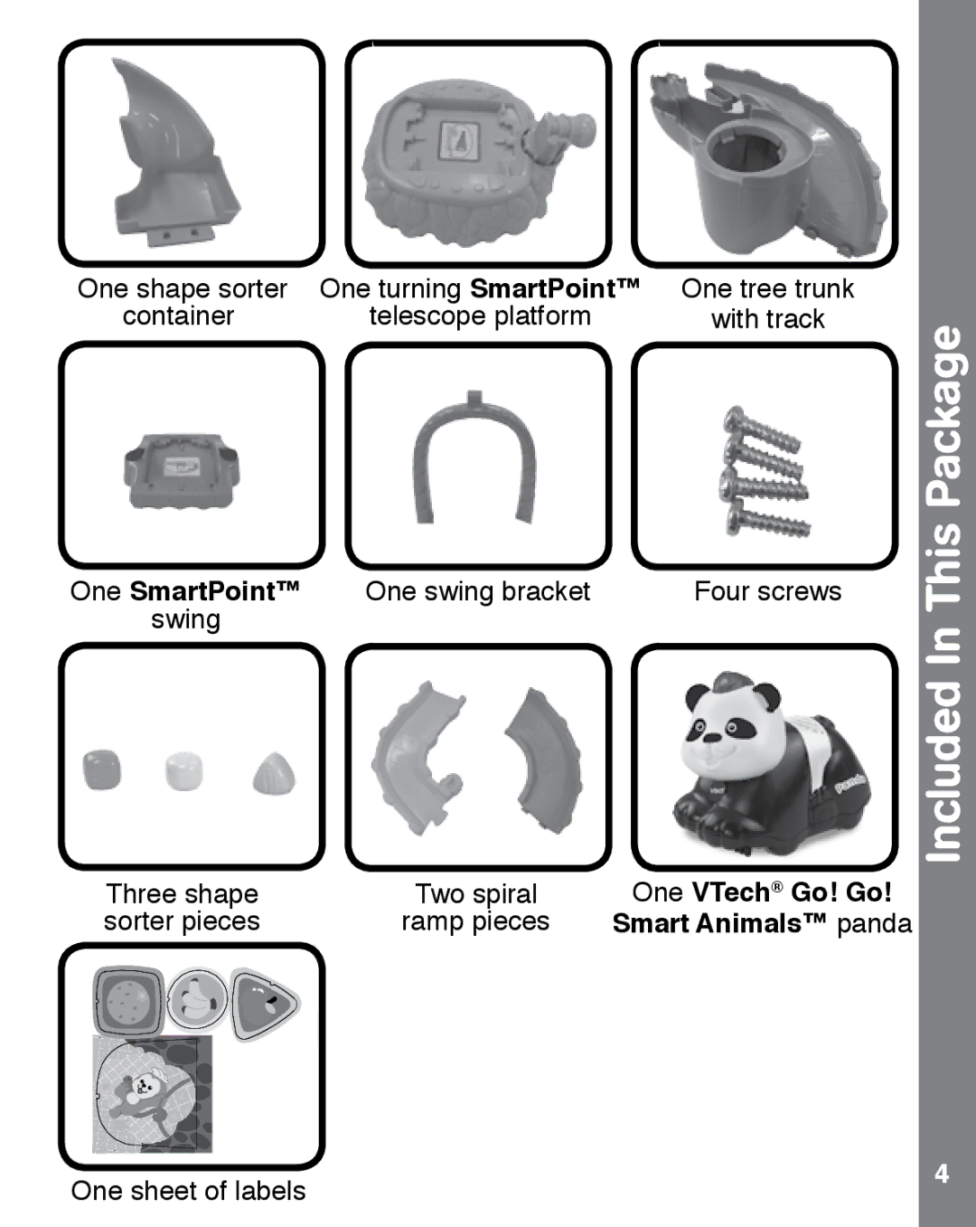 VTech 91-002932-000 user manual Included In This Package, One SmartPoint 