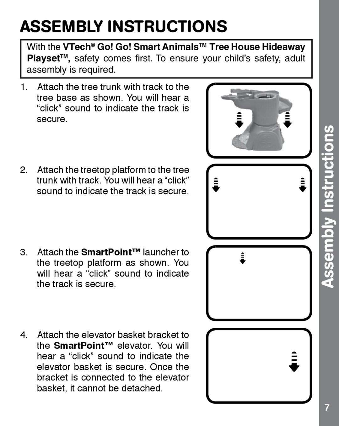 VTech 91-002932-000 user manual Assembly Instructions 