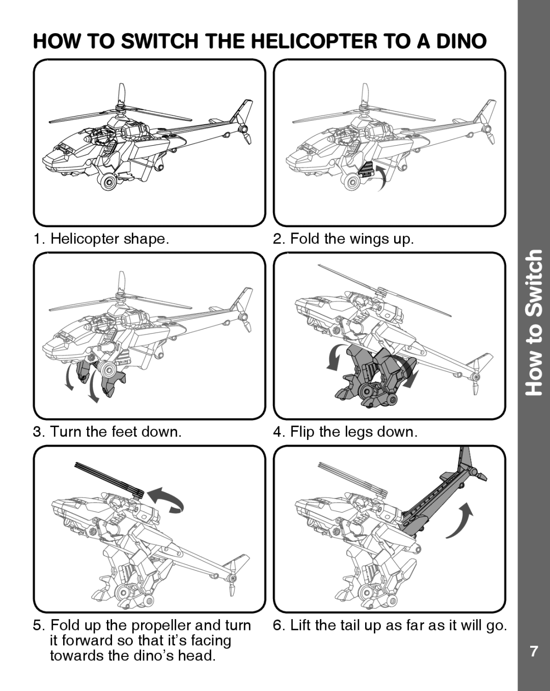 VTech 91-009642-000 user manual How to Switch 