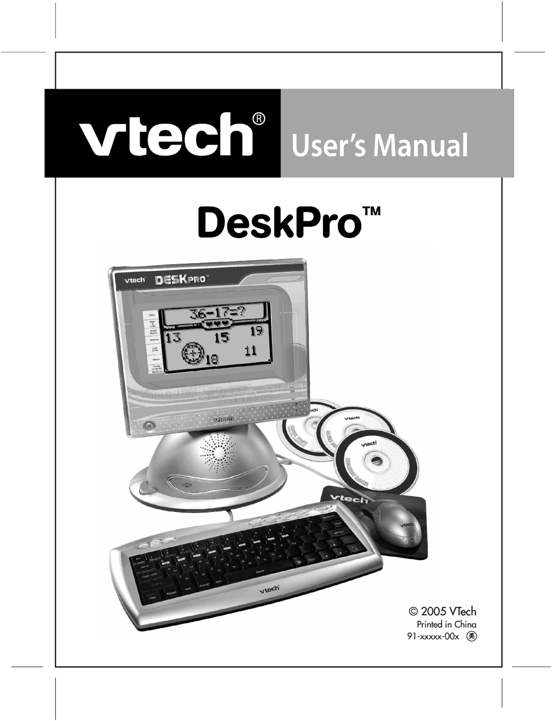 VTech 91-XXXXX-00X user manual DeskPro 