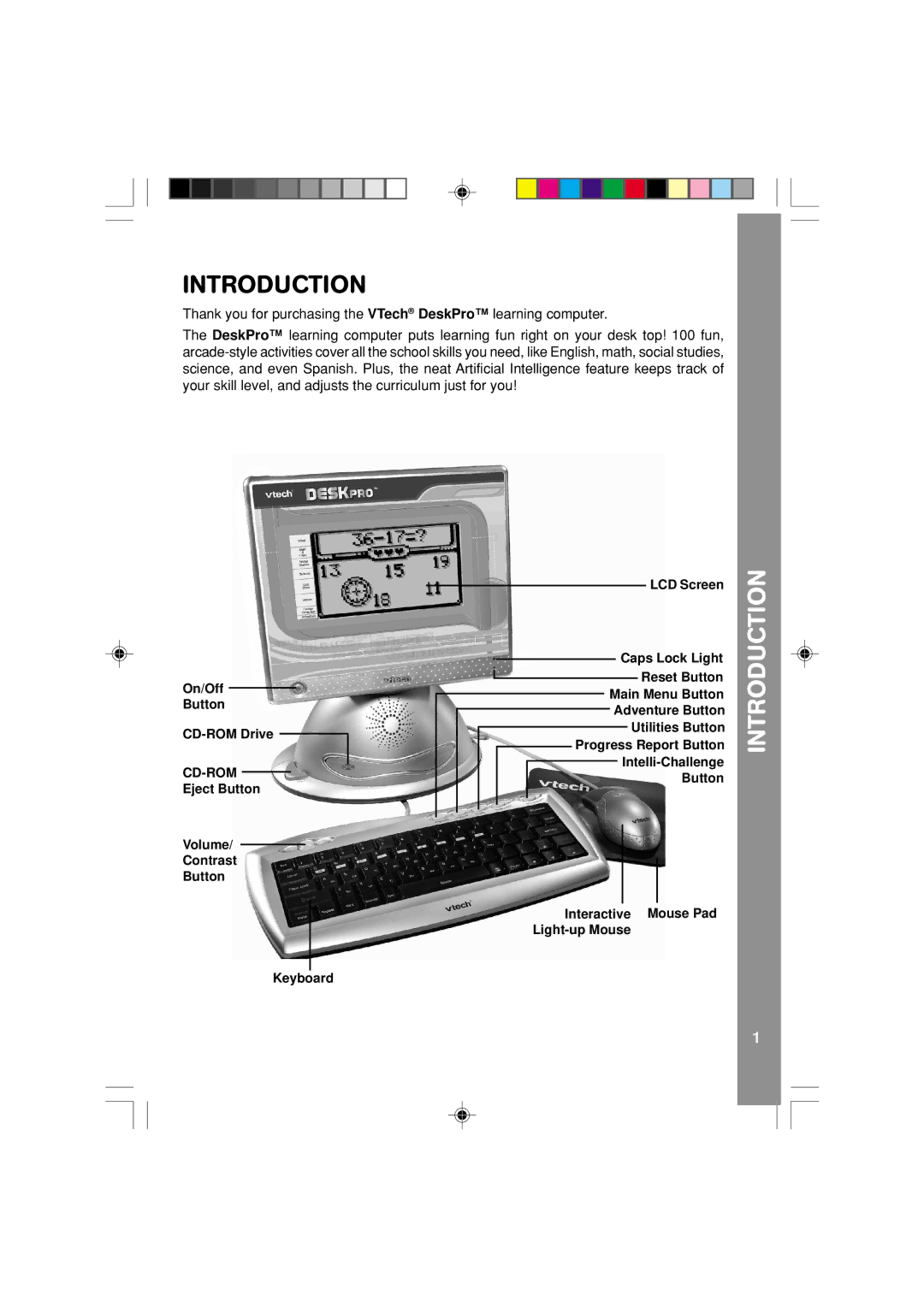 VTech 91-XXXXX-00X user manual Introduction, Cd-Rom 