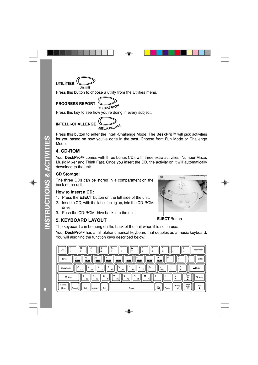 VTech 91-XXXXX-00X user manual Cd-Rom, Keyboard Layout 