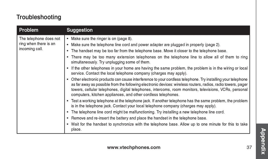 VTech CS2111-11, CS2112 user manual Incoming call, Place 