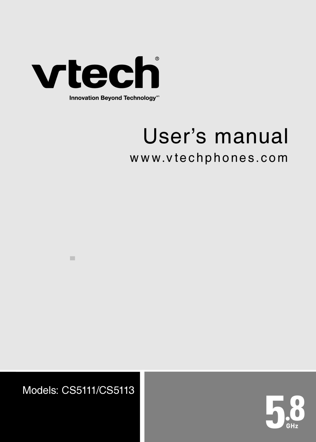 VTech CS5113 important safety instructions User’s manual 