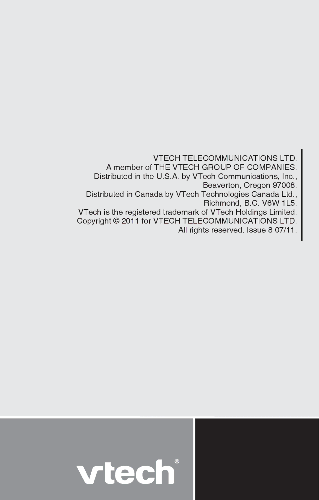 VTech CS6114 user manual 