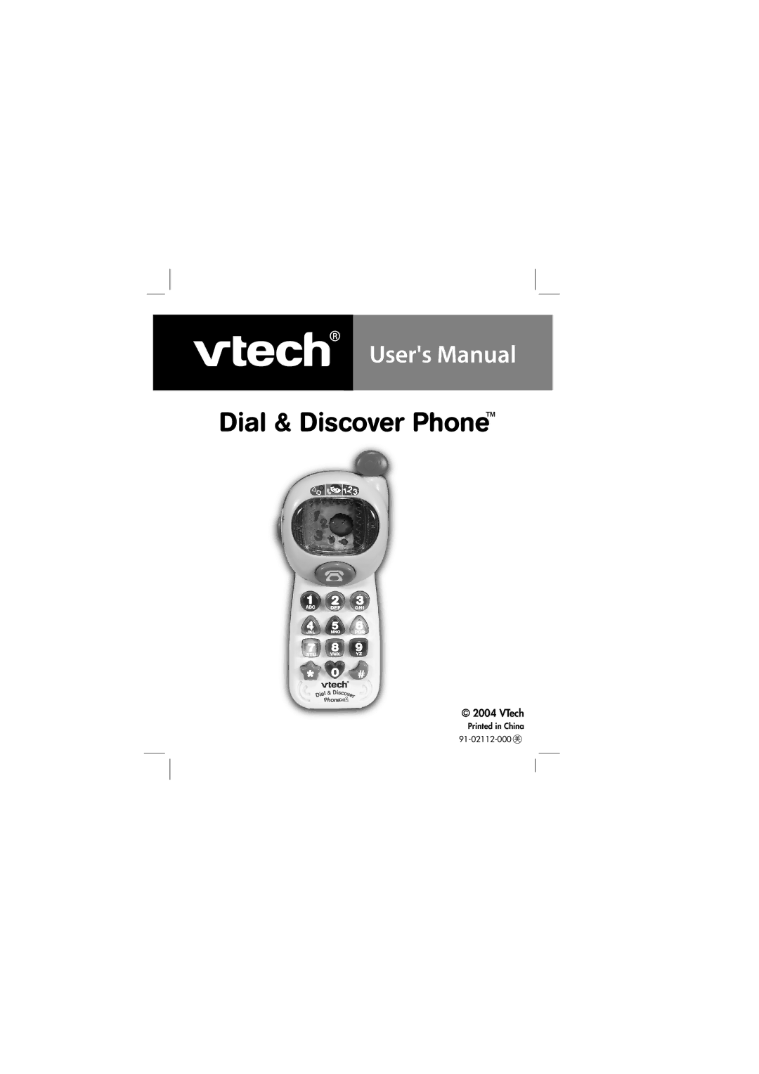 VTech Dial & Discover Phone user manual 