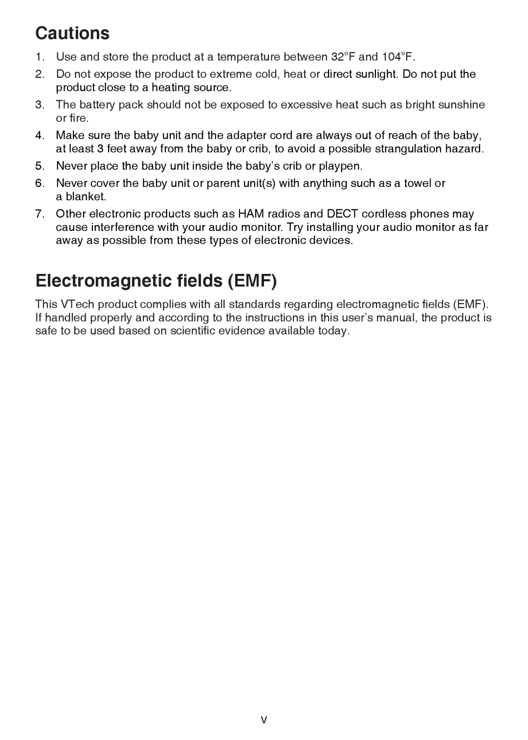 VTech DM221-2 user manual Electromagnetic fields EMF 