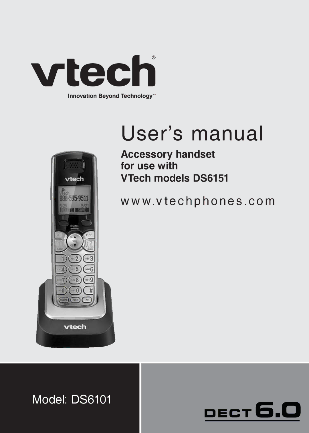 VTech DS6151, DS6101 user manual User’s manual 