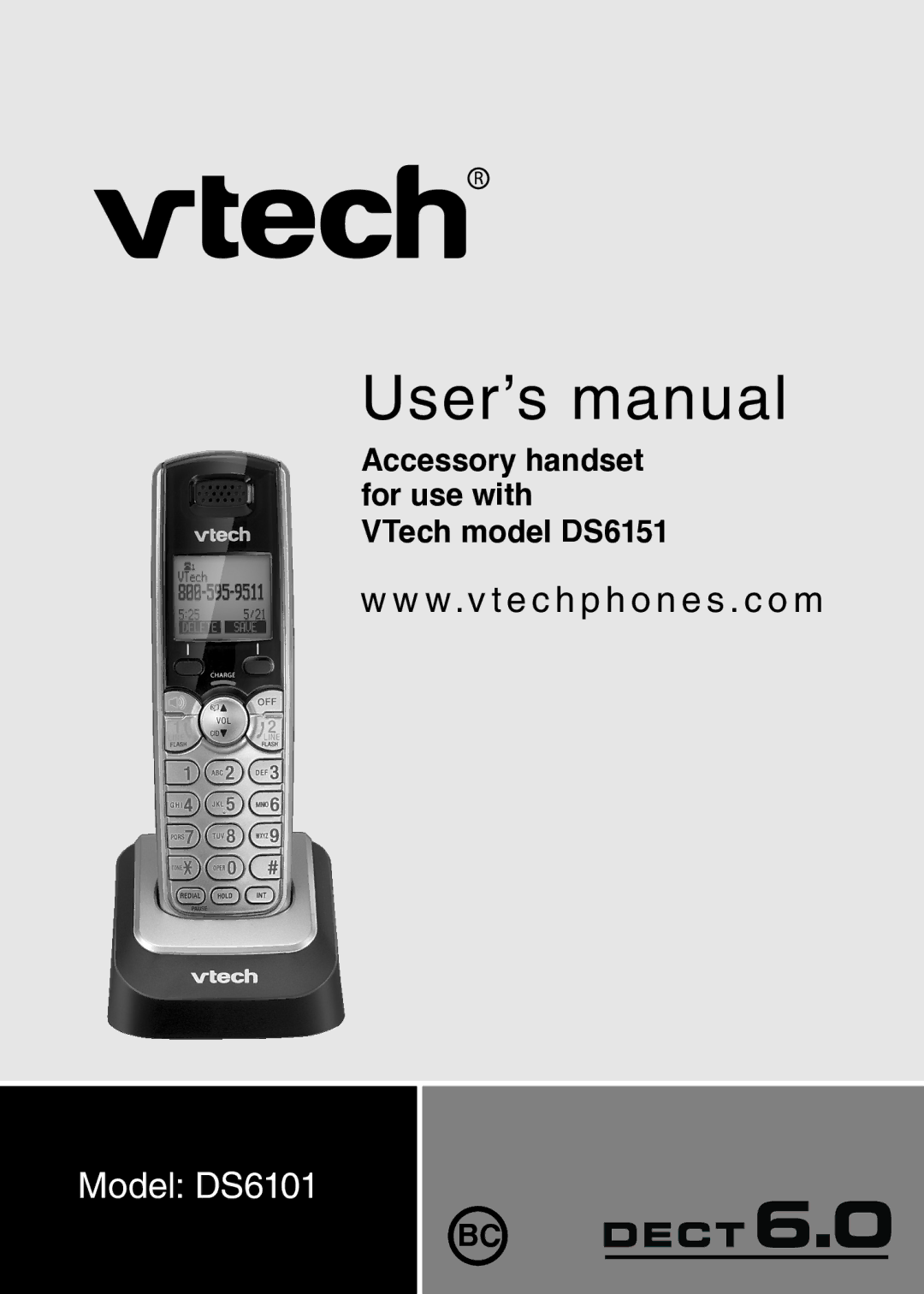 VTech DS6101 user manual User’s manual 