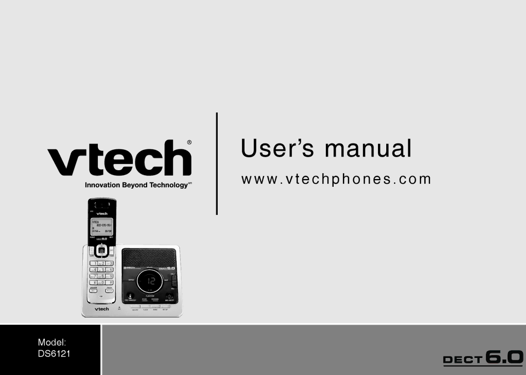 VTech DS6121 user manual User’s manual 