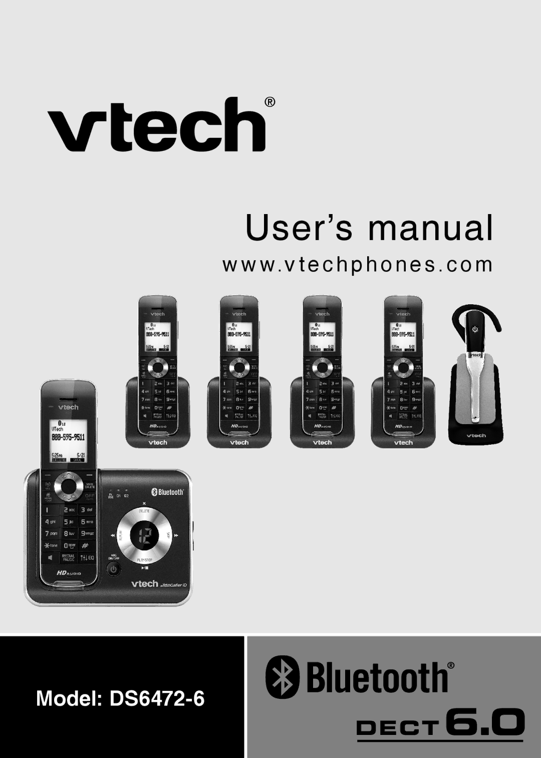 VTech DS6472-6 user manual User’s manual 