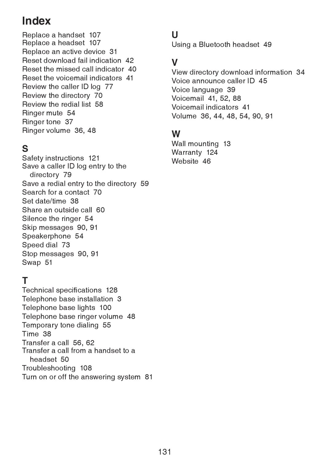 VTech DS6472-6 user manual 131 