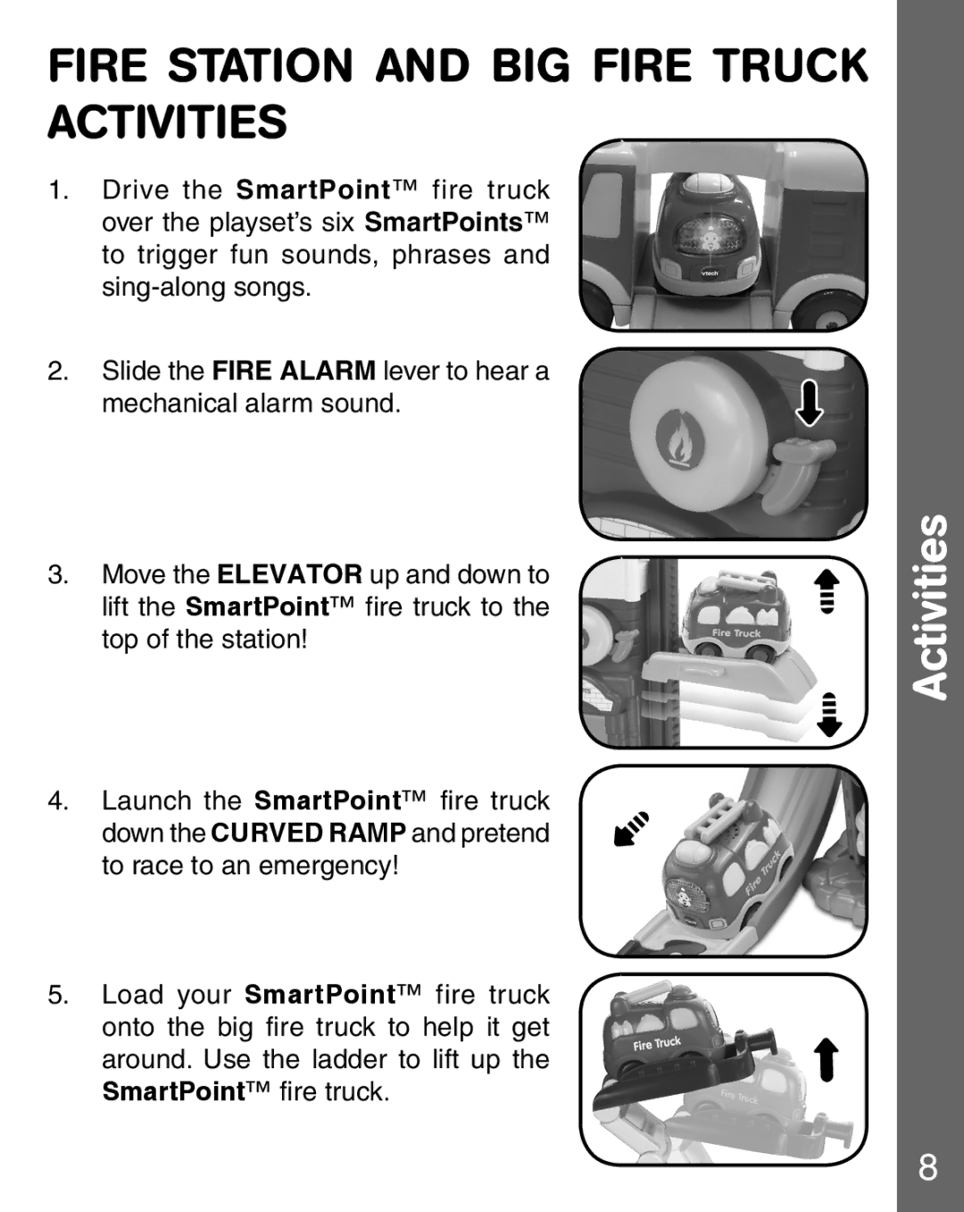 VTech fire command rescue center user manual Fire Station and BIG Fire Truck Activities 