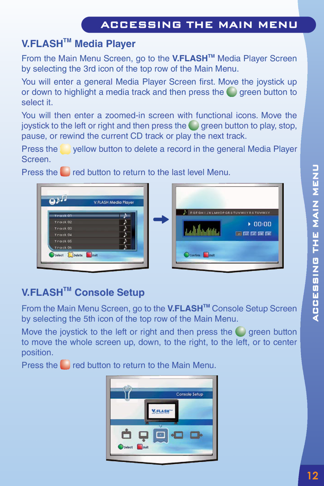 VTech Home Edutainment System manual Flashtm Media Player 