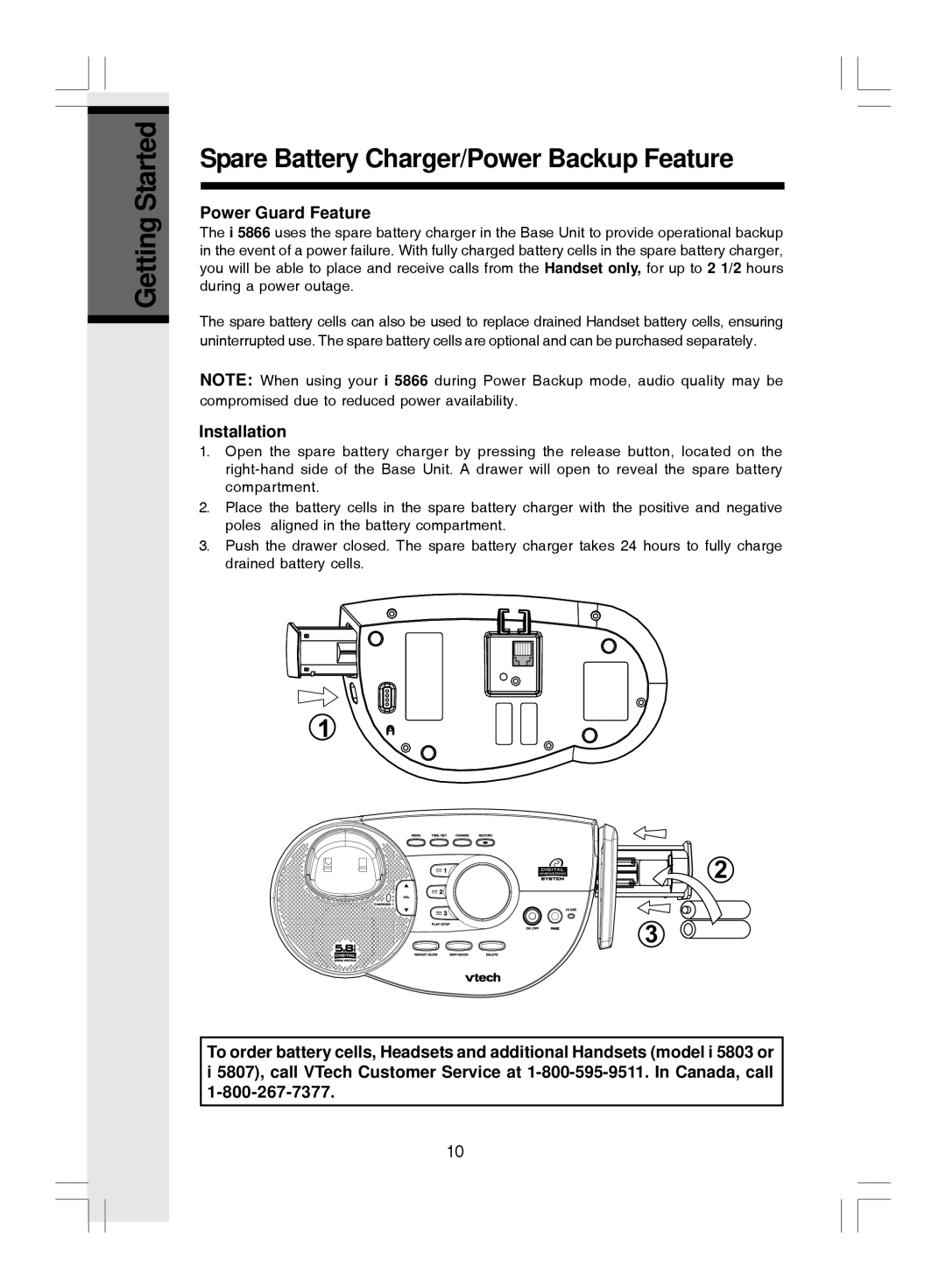VTech i 5866 important safety instructions Power Guard Feature, Installation 