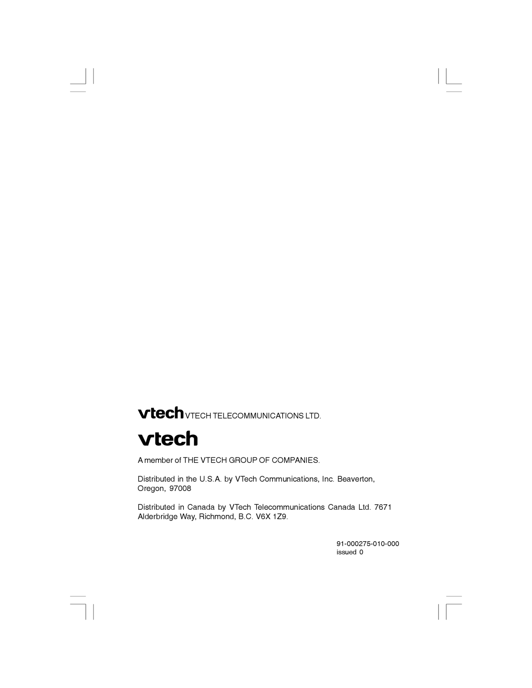 VTech i 6773 manual Issued 