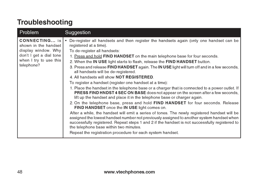 VTech I6768, I6787, i6777 important safety instructions CONNECTING... is 