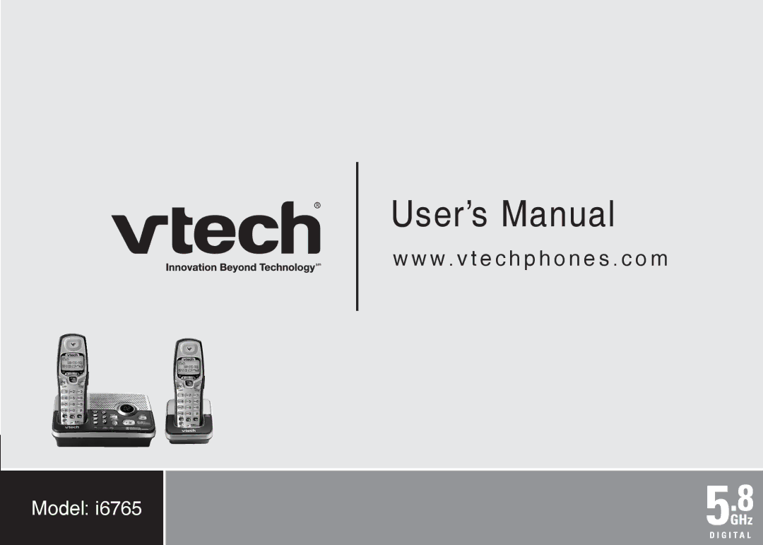 VTech i6775 user manual User’s Manual 