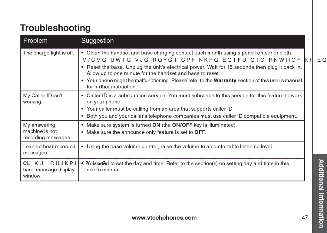 VTech i6775 user manual For further instruction 