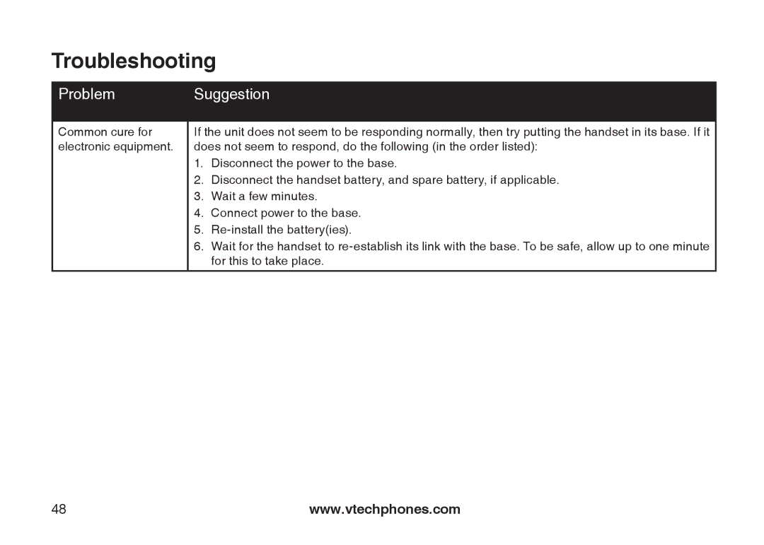 VTech i6775 user manual For this to take place 