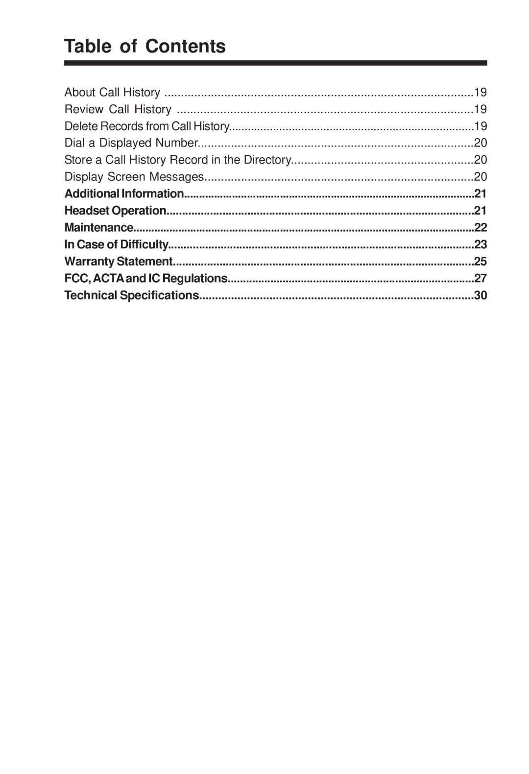 VTech ia5829 manual About Call History Review Call History, Headset Operation 