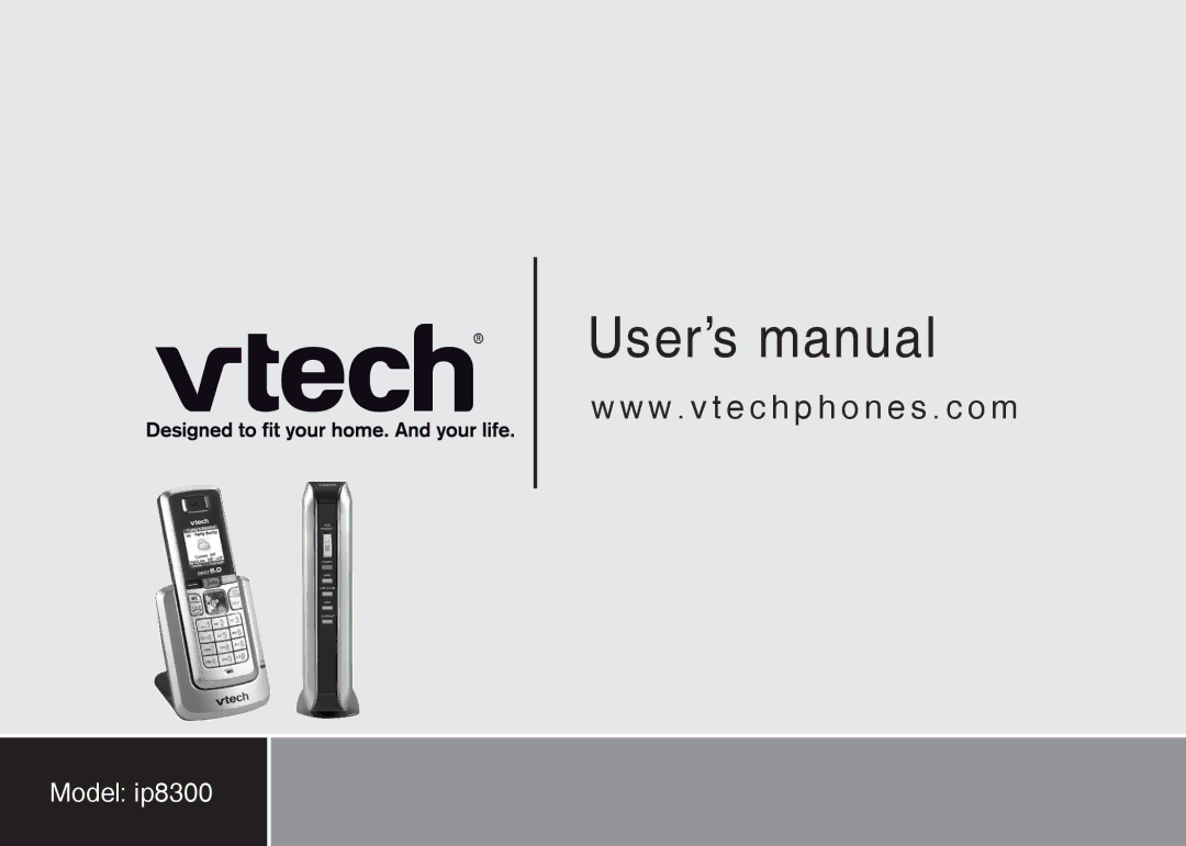 VTech IP8300 user manual User’s manual 