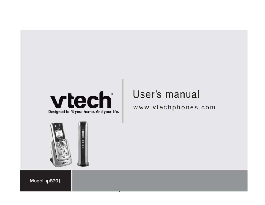 VTech ip8301 manual 