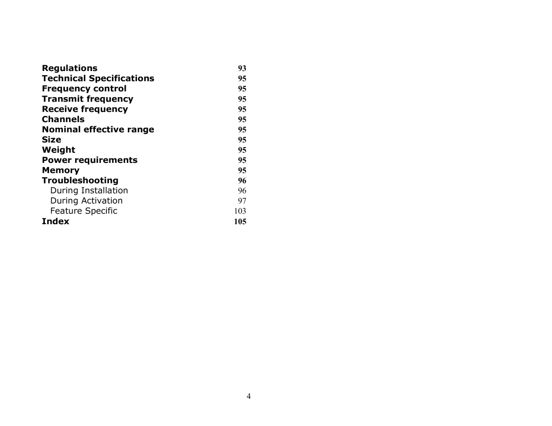 VTech ip8301 manual Index 