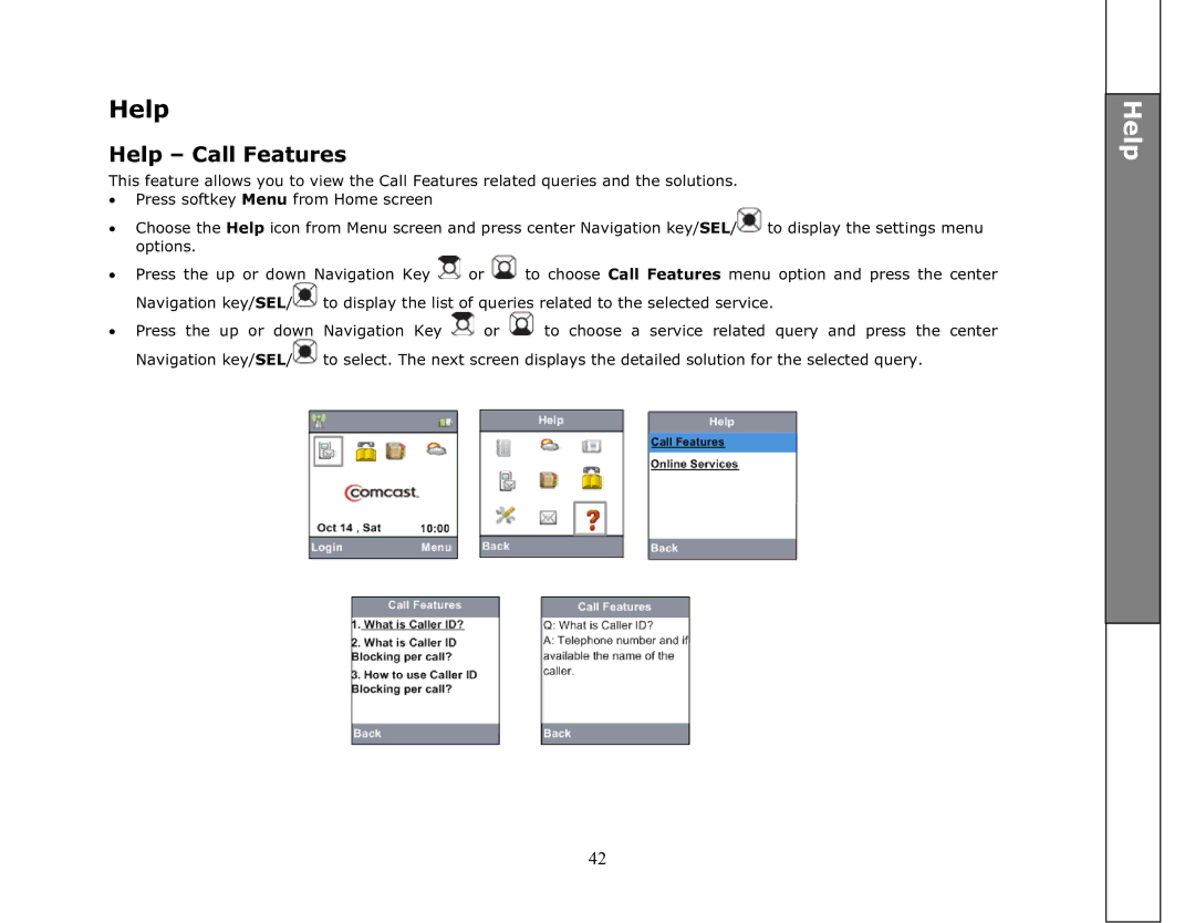 VTech ip8301 manual Help Call Features 