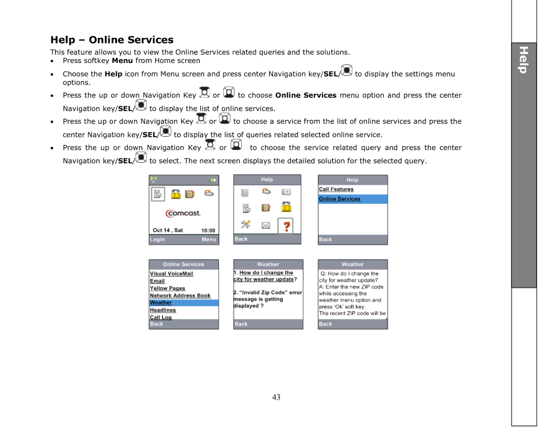 VTech ip8301 manual Help Online Services 