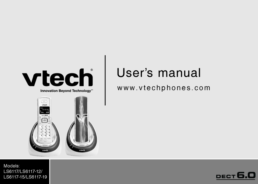 VTech LS6117 user manual User’s manual 