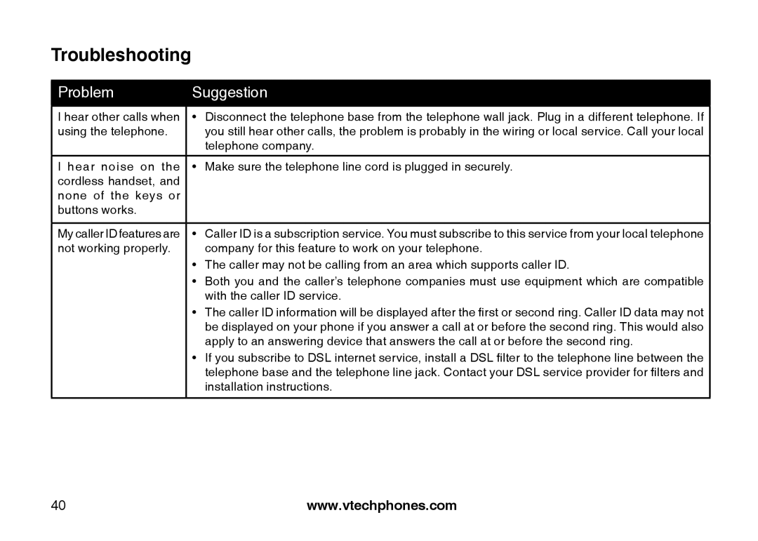 VTech LS6117 user manual Installation instructions 