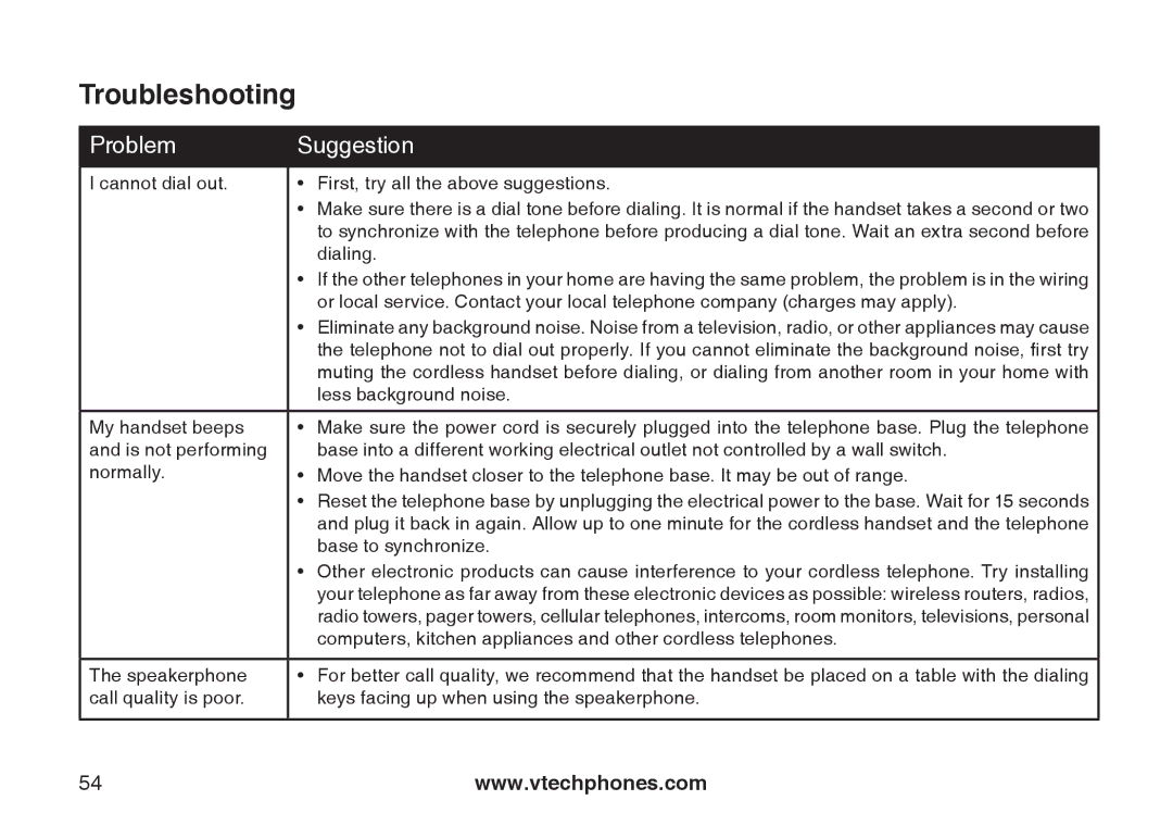 VTech LS6125-3, LS6125-2, LS6125-4, LS6126-5, LS6125-5, LS6126-3 important safety instructions Base to synchronize 