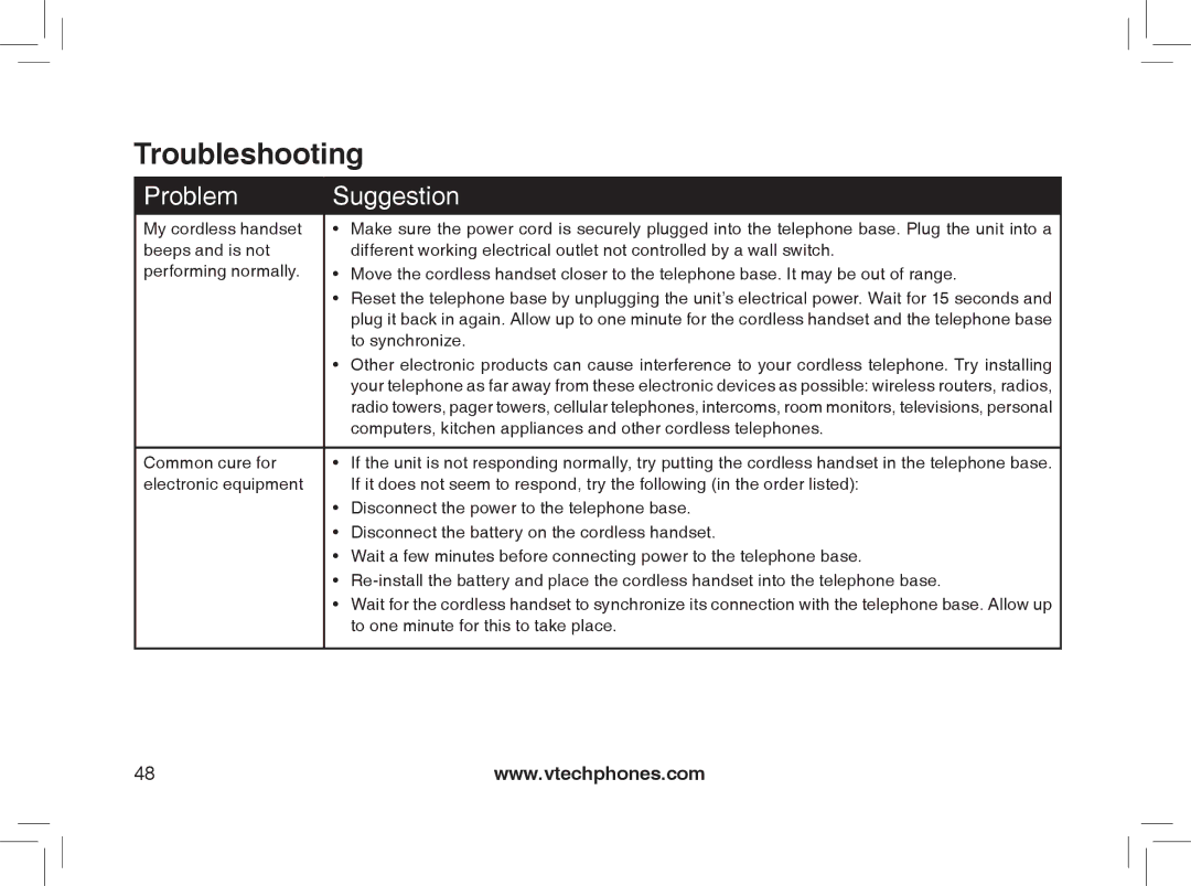 VTech Model 6032 user manual To synchronize 