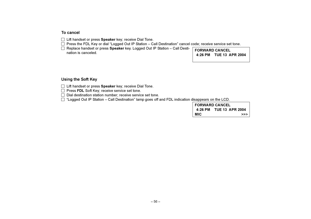 VTech NEAX 2400 IPX manual PM TUE 13 APR MIC 