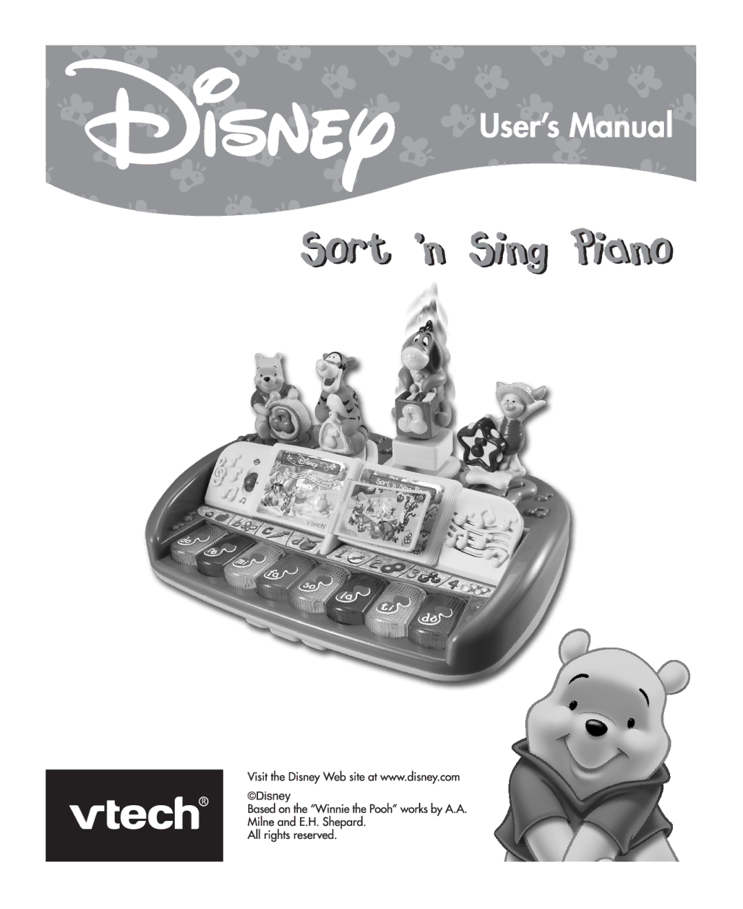 VTech Sing Piano manual 