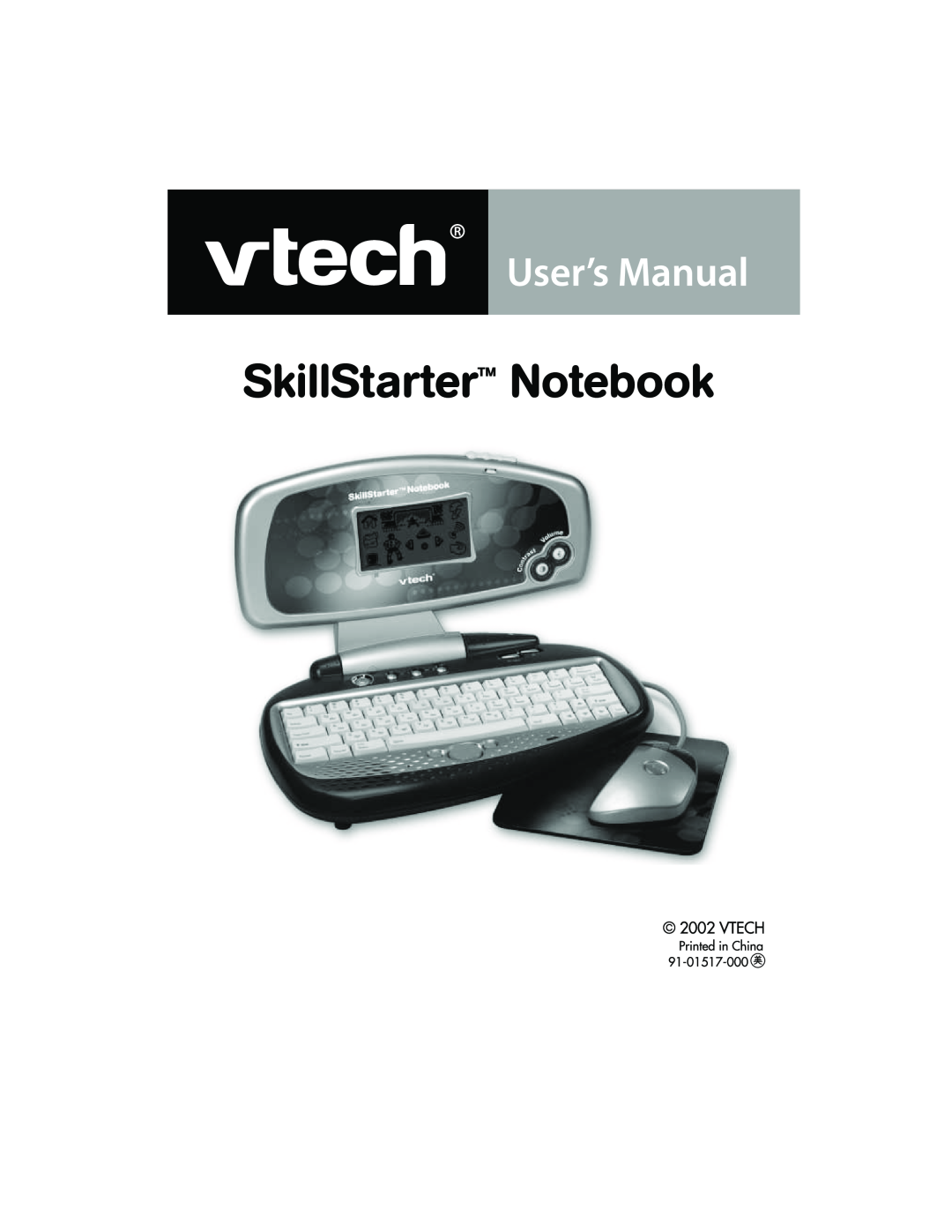 VTech SkillStarter Notebook manual 