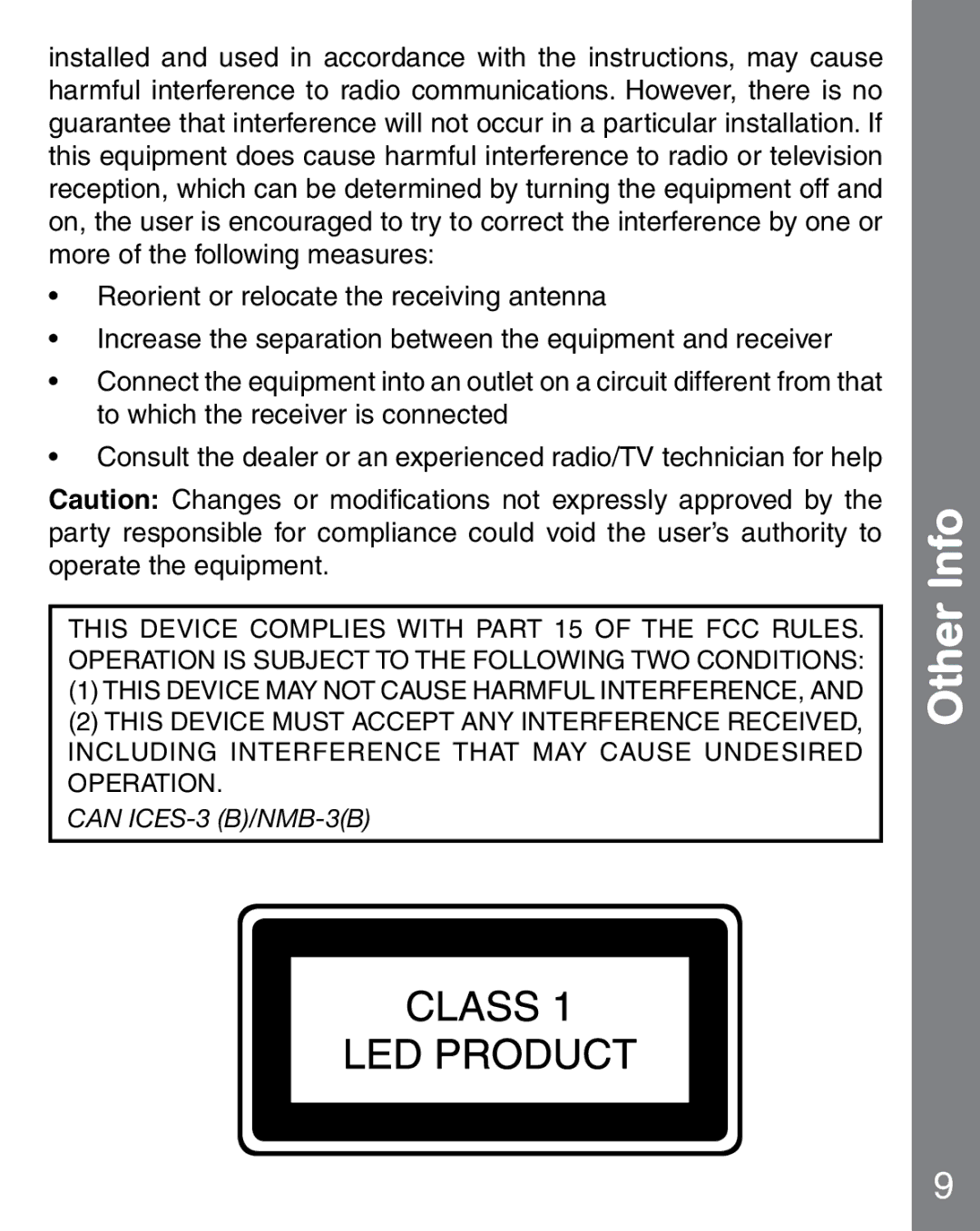 VTech vtech light-up baby touch tablet user manual Other Info, This Device MAY not Cause Harmful INTERFERENCE 