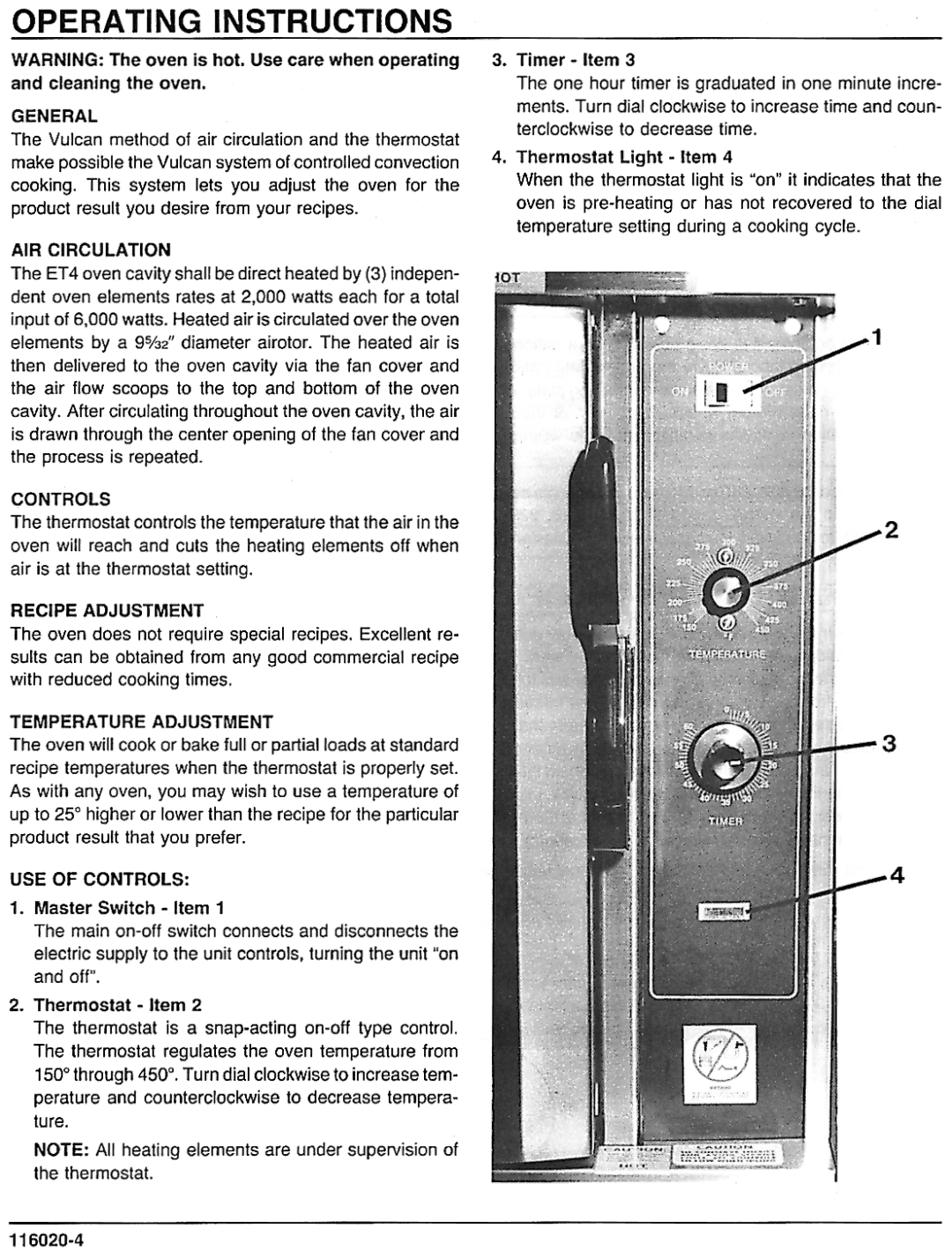 Vulcan-Hart E14 manual 