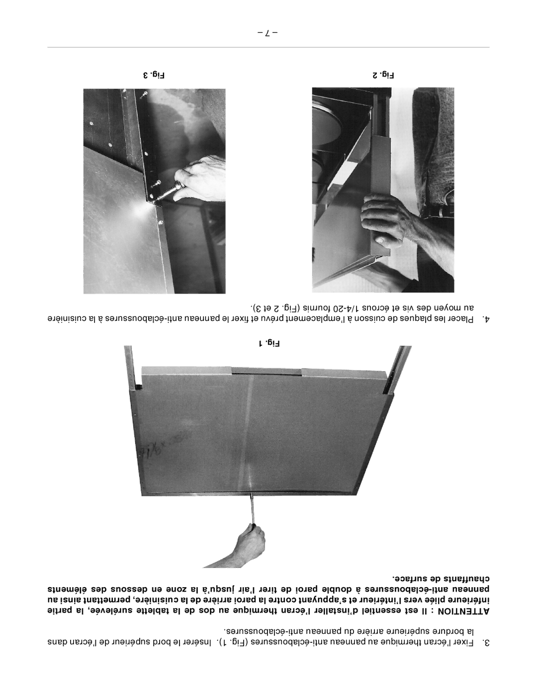 Vulcan-Hart E24L, E48L, E36L, E60L manual Surface de chauffants 