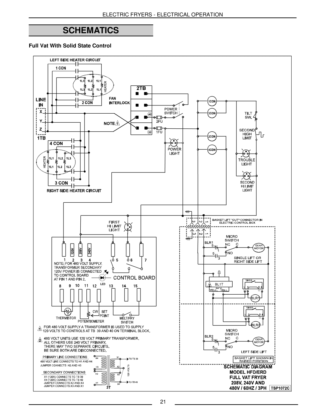 Vulcan-Hart ERD40 service manual Schematics 