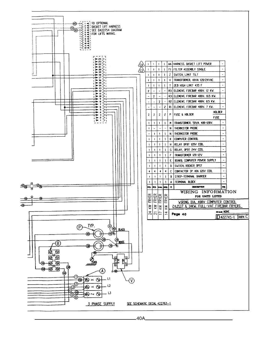 Vulcan-Hart ERD40 service manual 