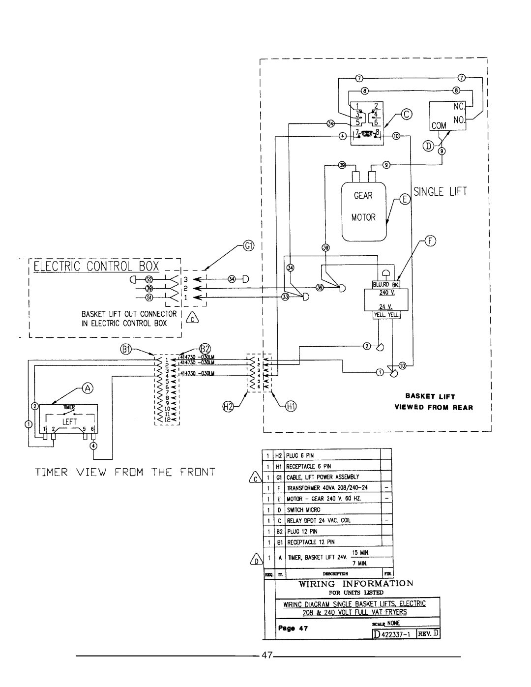 Vulcan-Hart ERD40 service manual 