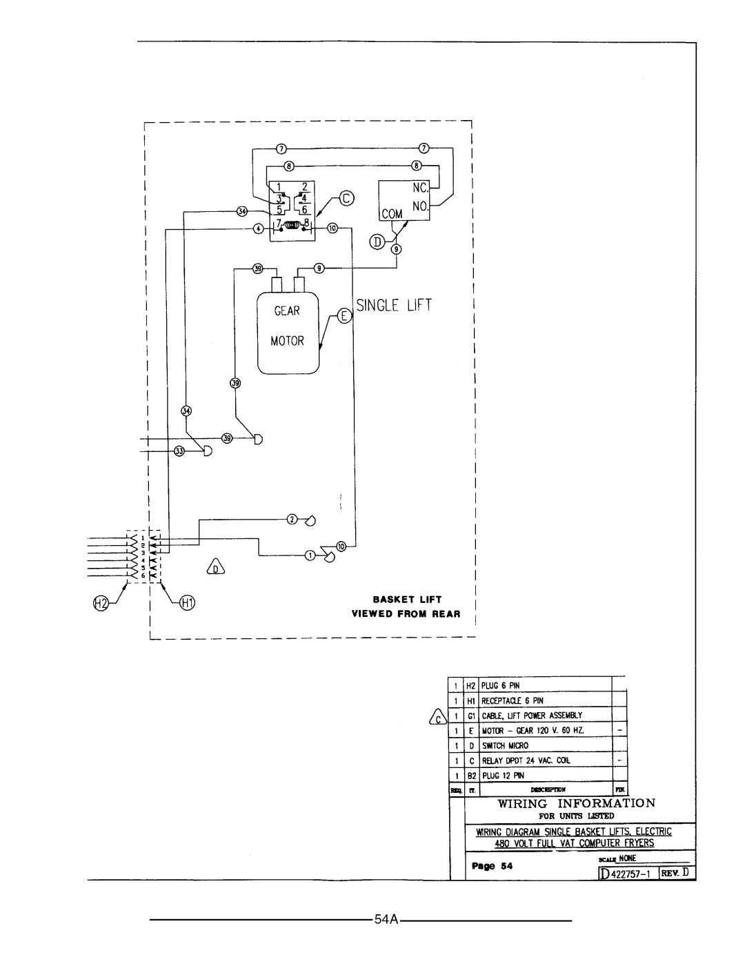 Vulcan-Hart ERD40 service manual 