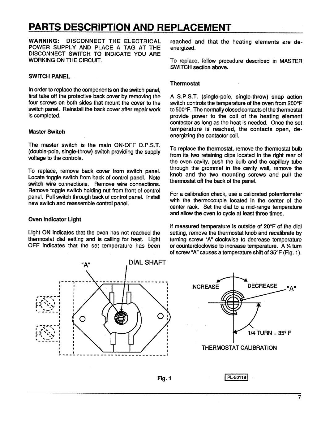 Vulcan-Hart ETH8R, ETH88R, ETH101, ETH10R, ET8R, ET88R, ET101R, ET10R manual 