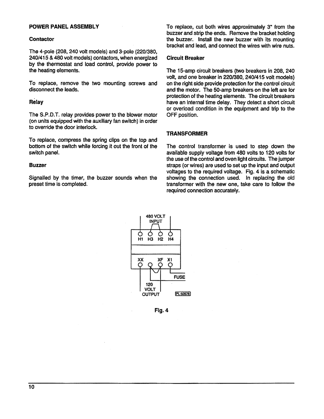 Vulcan-Hart ETH88R, ETH101, ETH10R, ETH8R, ET8R, ET88R, ET101R, ET10R manual 