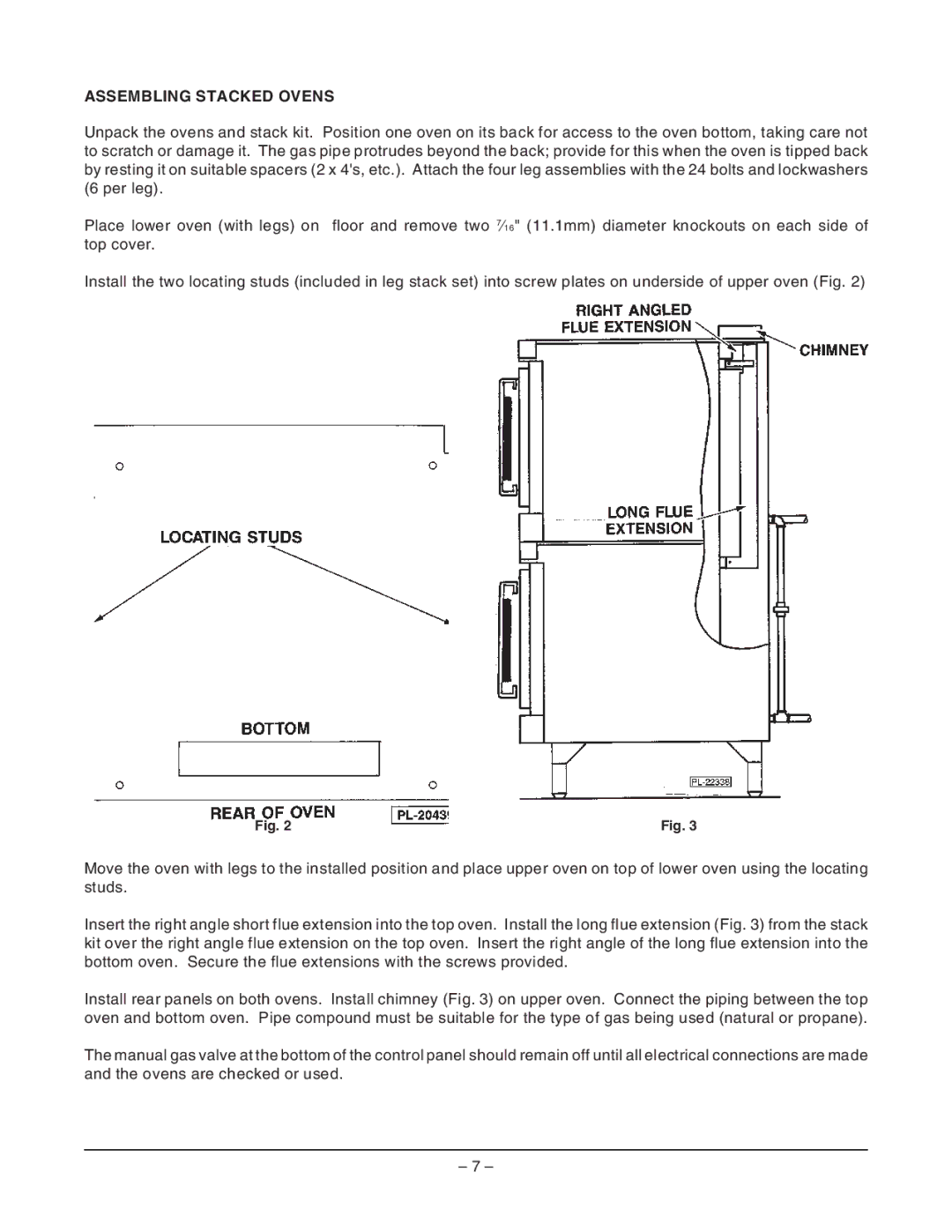 Vulcan-Hart GCO4S ML-52425, GCO6C ML-114730, GCO6D ML-114729, GCO4C ML-52357, GCO4D ML-52354 Assembling Stacked Ovens 