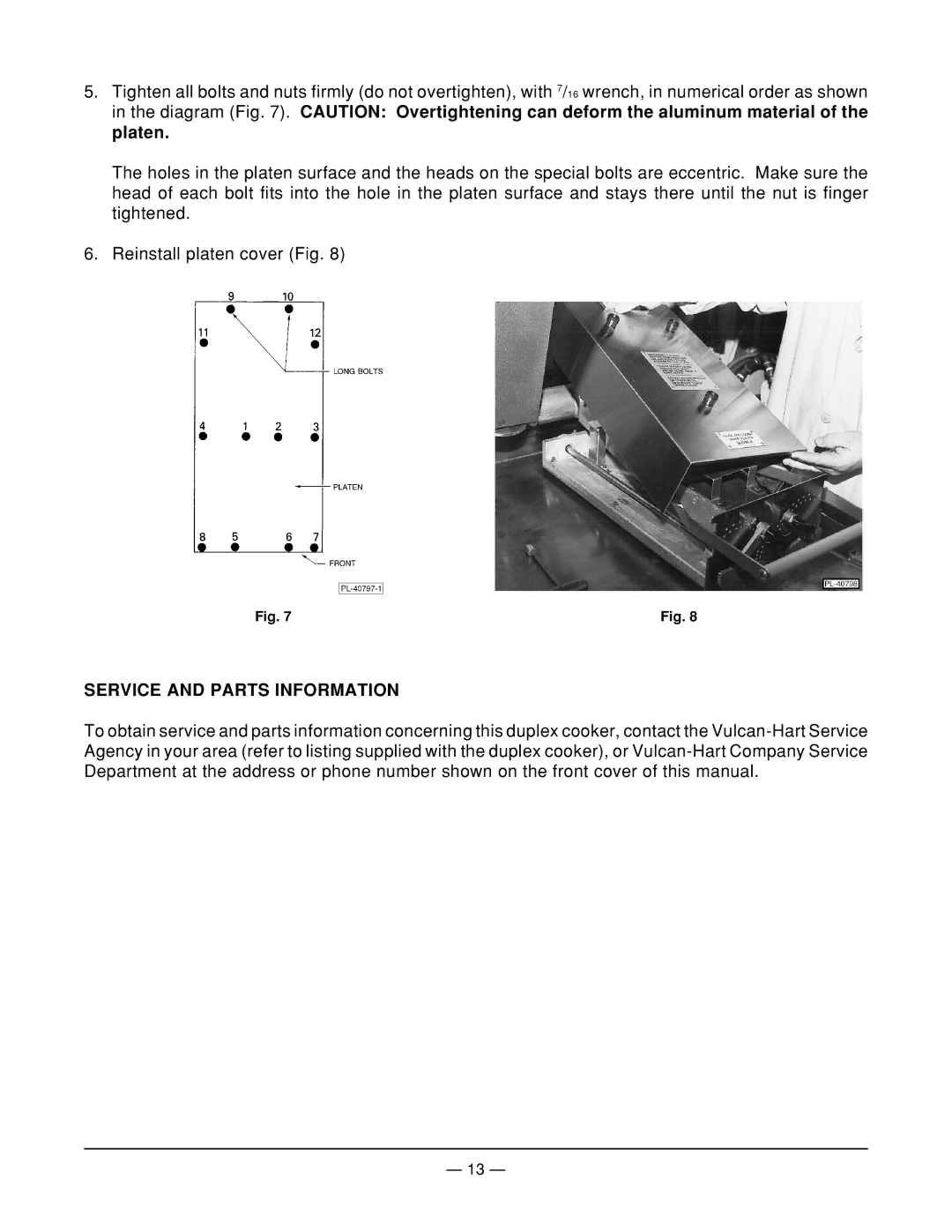 Vulcan-Hart GDC60 ML-52584, GDC72 ML-52585, GDC36 ML-52582, GDC48 ML-52583, GDC24 ML-52581 Service and Parts Information 